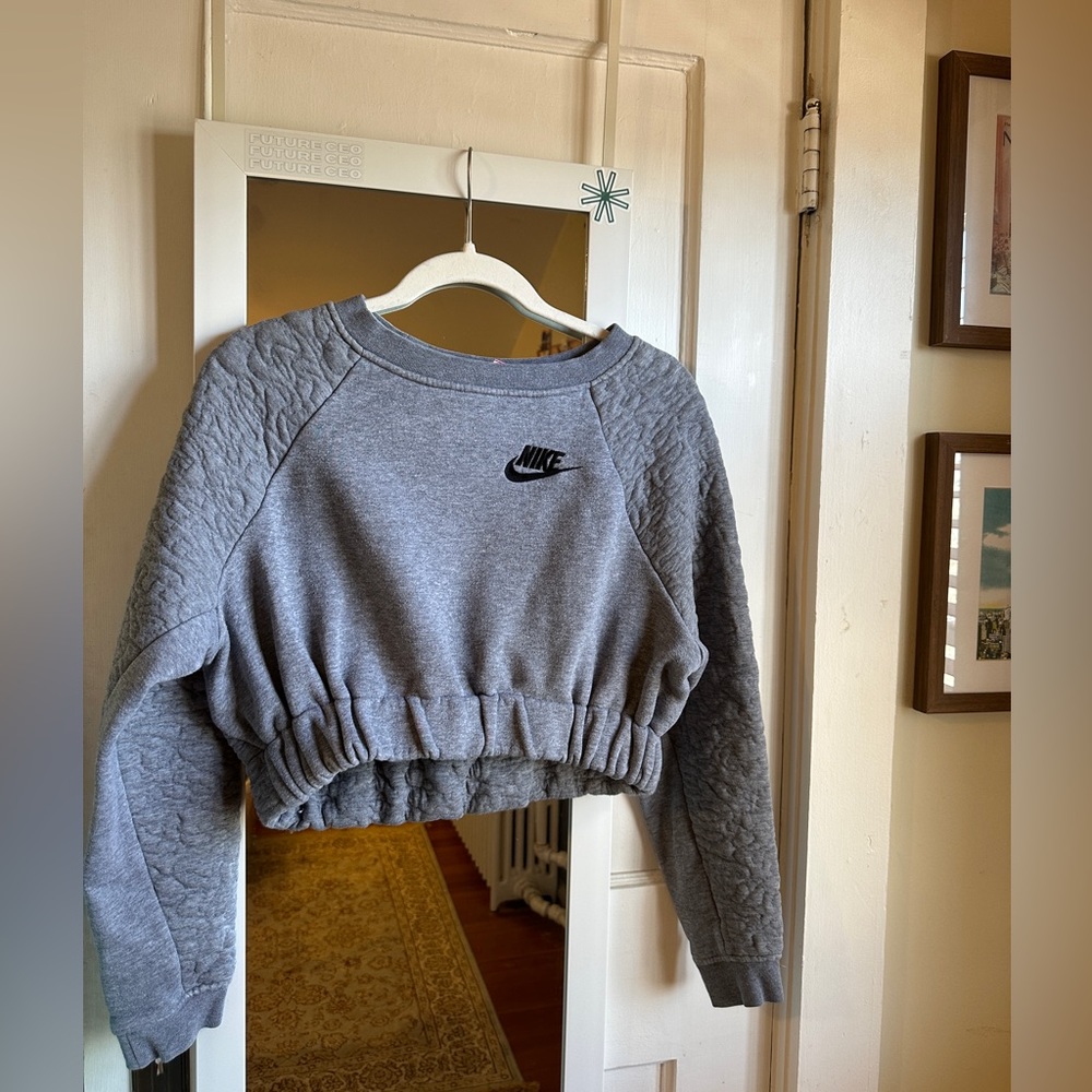 Custom Made Nike Cropped Sweatshirt